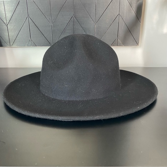 World Market Black Wool Trooper Dome Hat NWOT - Picture 9 of 9